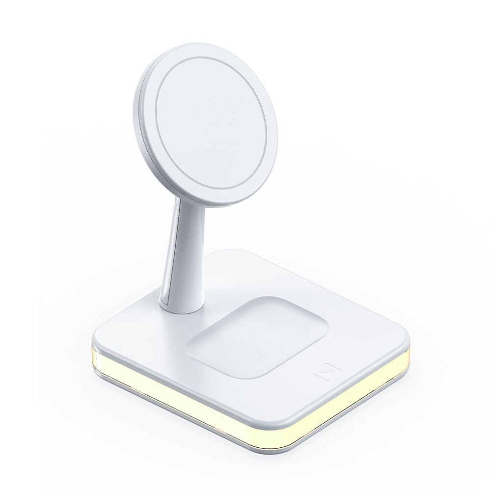 2-In-1 25W Magnetic Wireless Charger Stand Dock For iPhone 14 13 12 Pro Max Mini Apple iWatch 8 Airpods QC3.0 USB Fast Charging Station