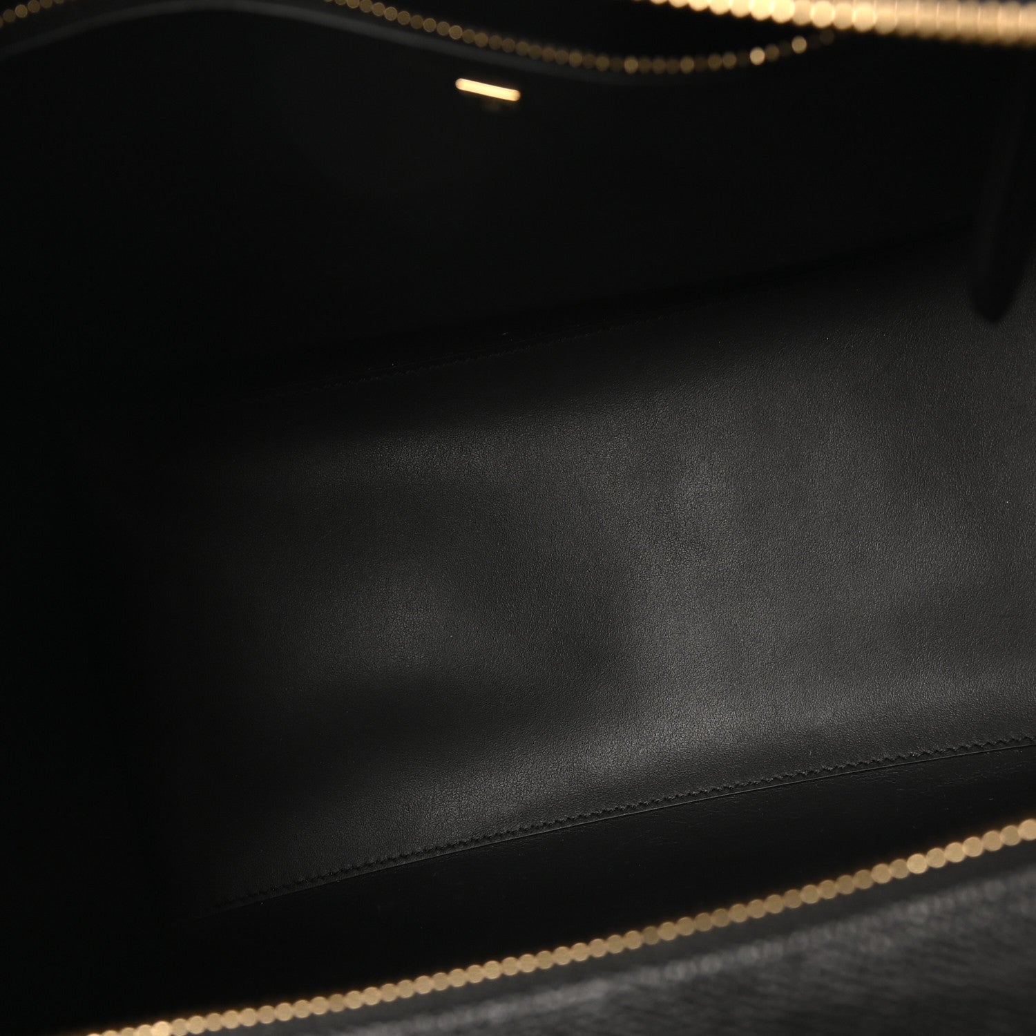 Grainy Calfskin Gemini Tote Black