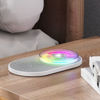Private mode wireless charging new household 15W mobile phone fast charging two in one wireless charging night light