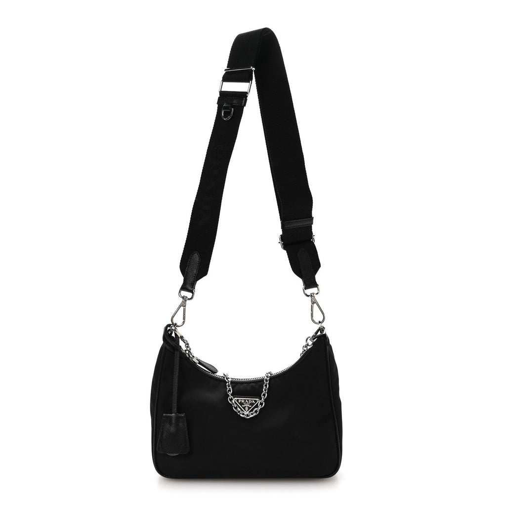 Nylon Re-Edition 2005 Shoulder Bag Black
