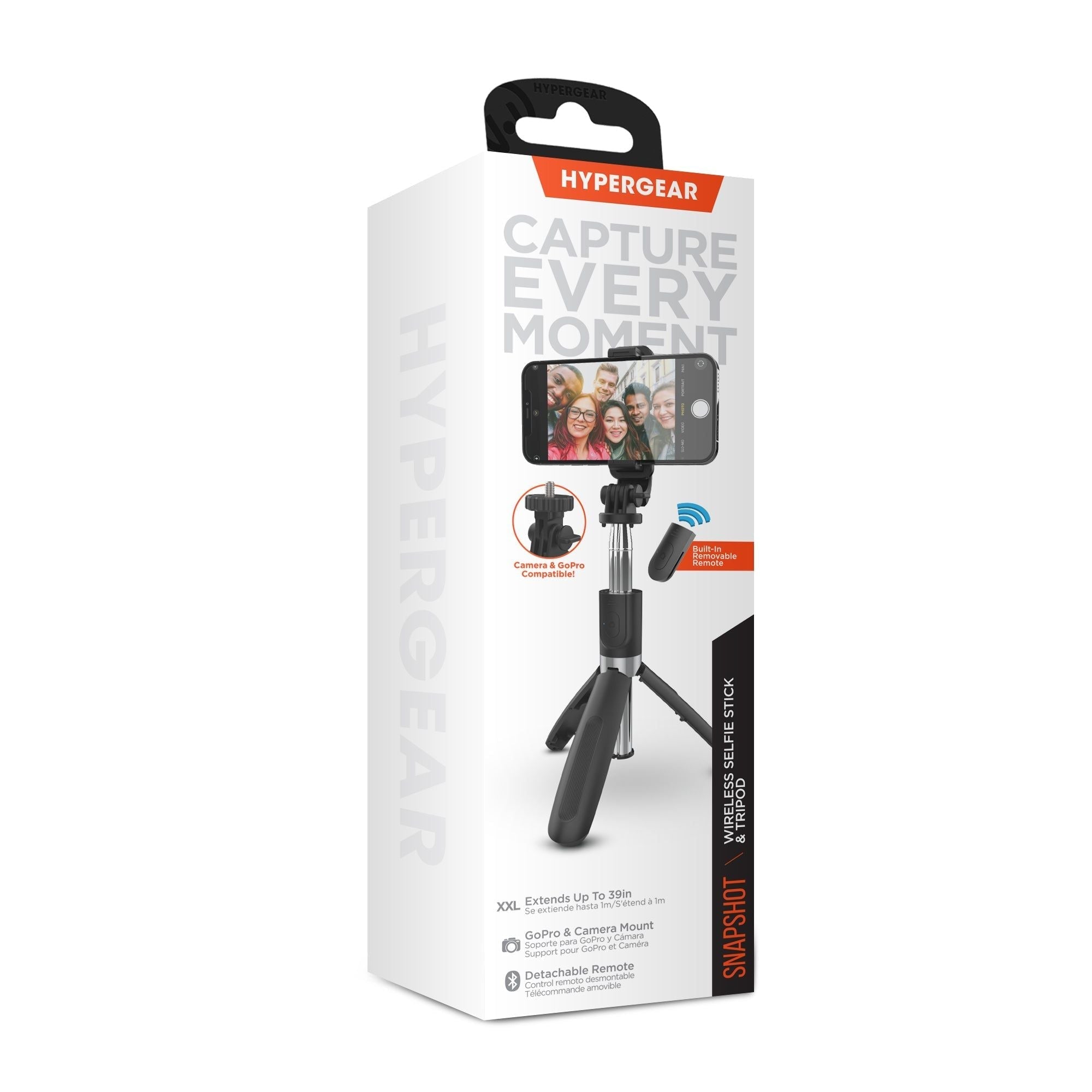 SnapShot Wireless Selfie Stick + Tripod