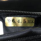 Caviar Quilted Kisslock Shoulder Bag Black