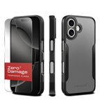 SAHARA - Classic Series Case & Tempered Glass Kit - Apple iPhone 16 Plus