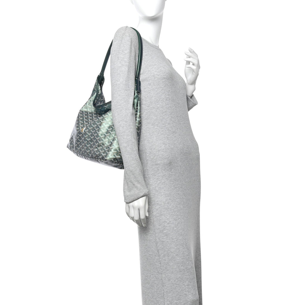 Iridescent Goyardine Boheme Hobo Pearly Green