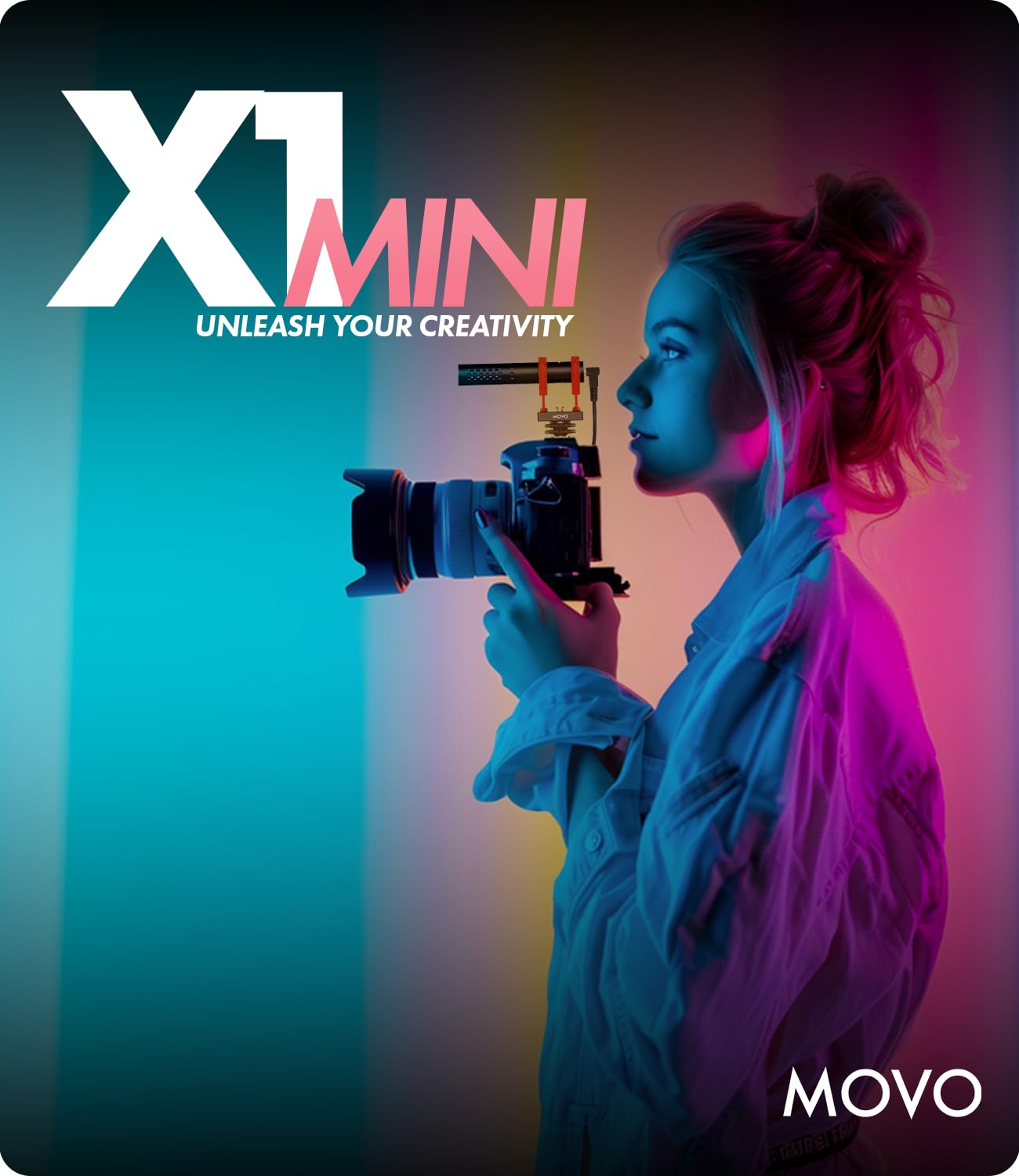 Movo X1-Mini Video Supercardioid Shotgun Mic