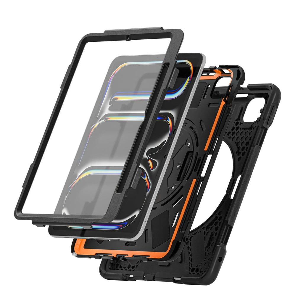 SAHARA - Raider-X Series Heavy-Duty Case for Apple iPad Pro (M4) 11" 2024 - Scorpion Black