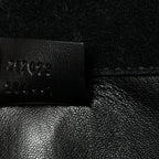 Patent Microguccissima Small Broadway Clutch Black