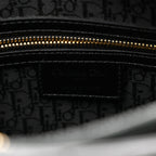 Patent Cannage Large Lady Dior Black