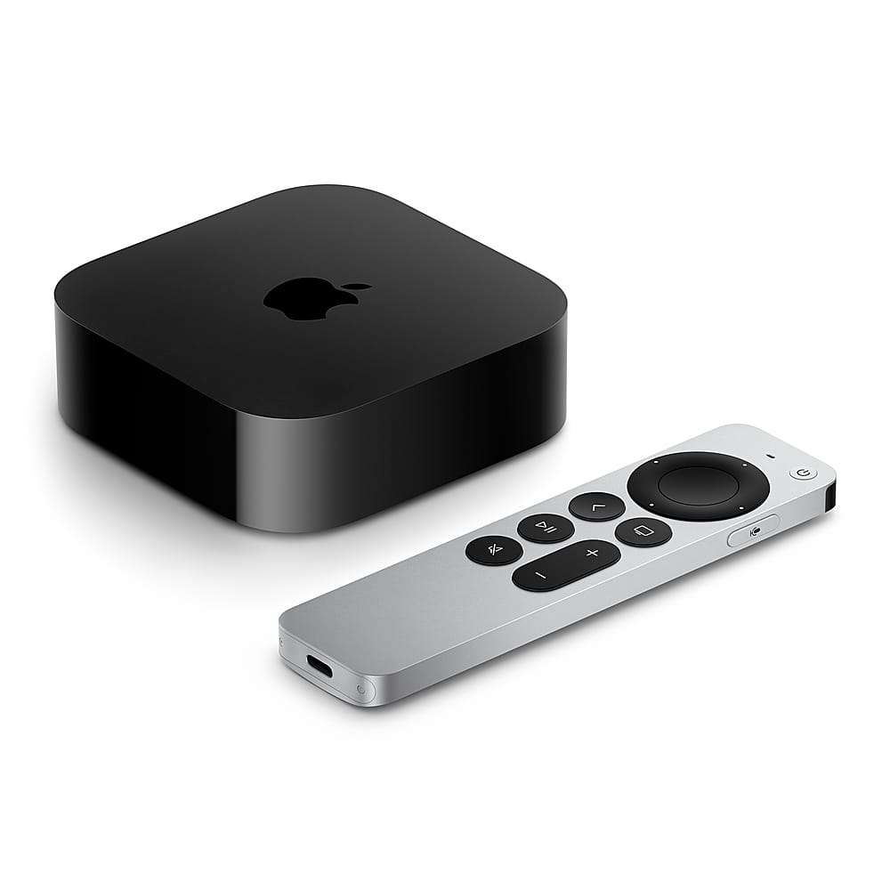 Apple - TV 4K 128GB Streaming Device (3rd generation) - Wi-Fi + Ethernet - Black
