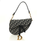 Oblique Saddle Bag Blue