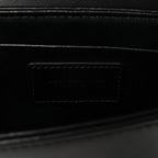 Lambskin Maxi Cannage Small 30 Montaigne Chain Top Handle Bag Black