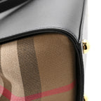 Calfskin Mega Check Small Banwell Tote Black