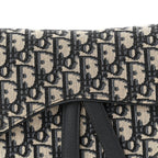 Oblique Saddle Bag Blue