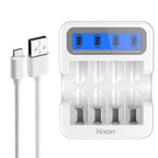 1.5V AA & AAA Lithium Ion Rechargeable Batteries - 2025 Fast Charging Solution for Hunting Cameras, Remote Controls, Mice, and Smart Doors