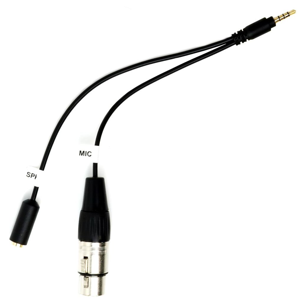 Movo TCB2 XLR F Microphone to TRRS M Phone Adapter