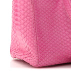 Snakeskin Medium Lady Dior Pink