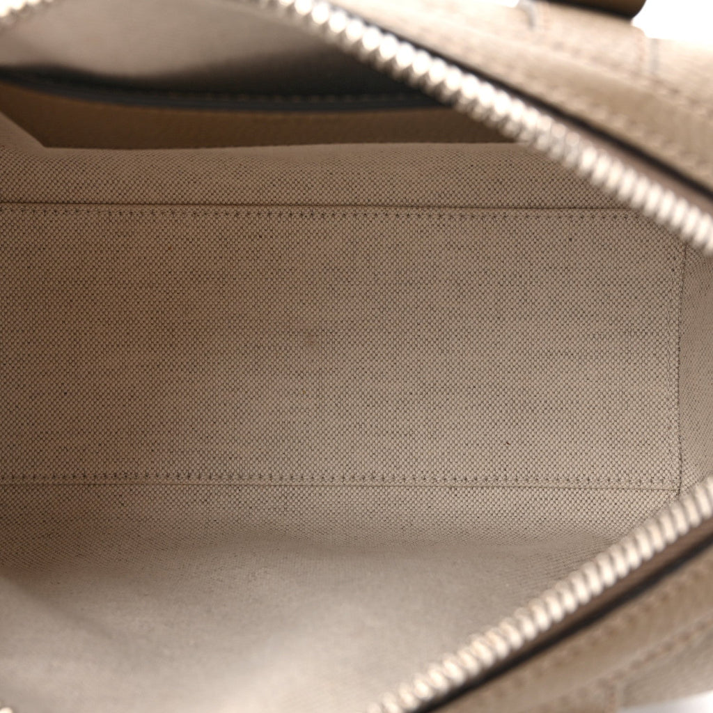 Piuma Calfskin Jumbo GG Embossed Mini Duffle Bag Good Taupe