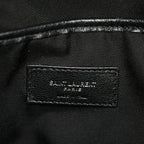 Canvas Calfskin Sid Backpack Black
