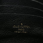 Empreinte Monogram Giant Double Zip Pochette Black Cream