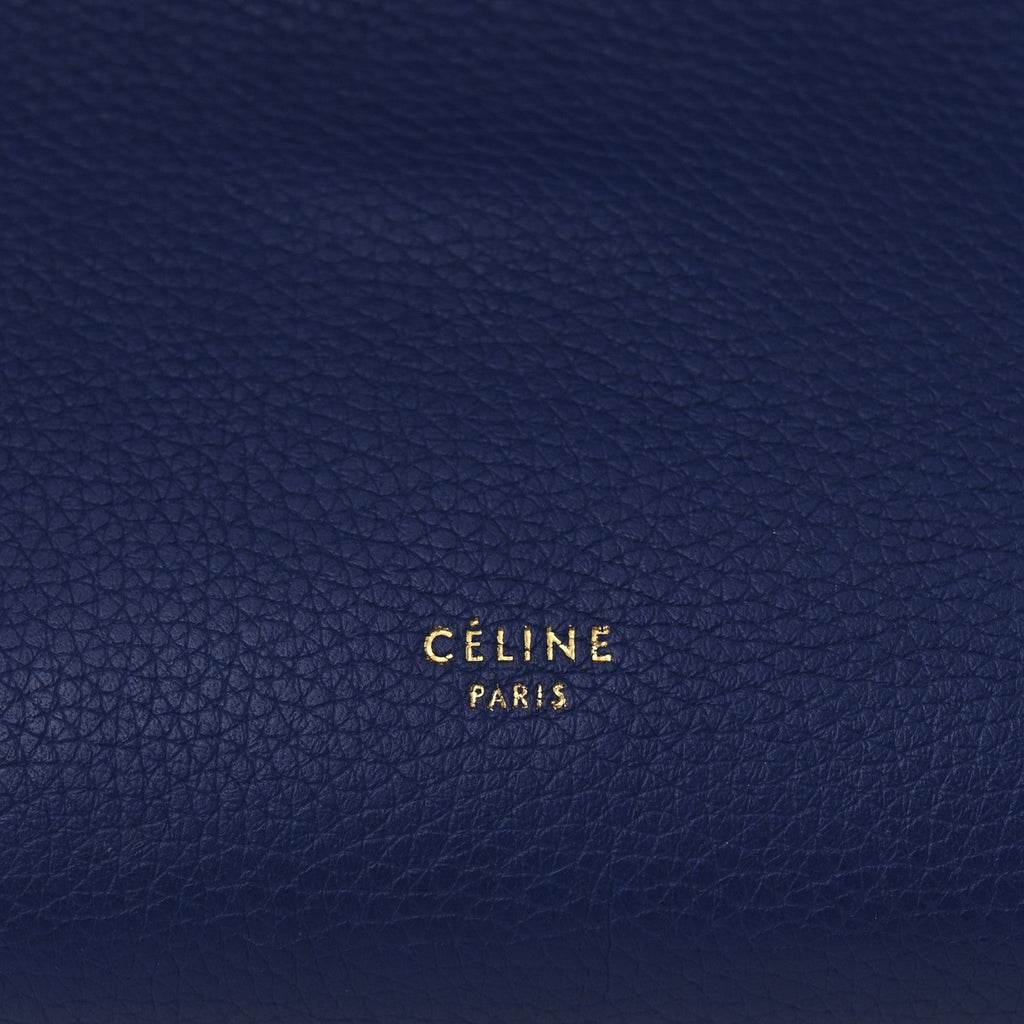 Grained Calfskin Mini Belt Bag Indigo