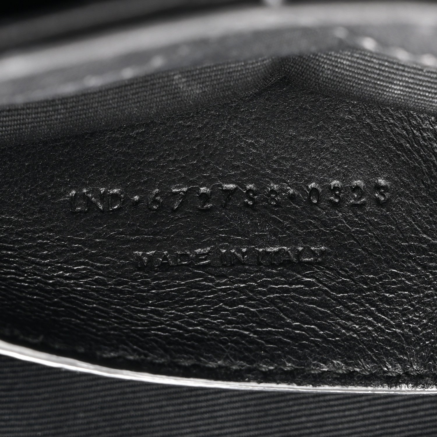Lambskin Quilted Monogram Mini Nolita Black