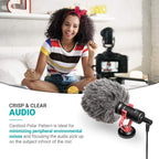 Movo VXR10 Universal Video Microphone with Lightning Adapter