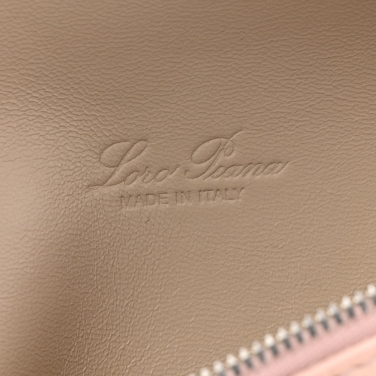 Grained Calfskin L19 Extra Pocket Pouch Candoglia Marble