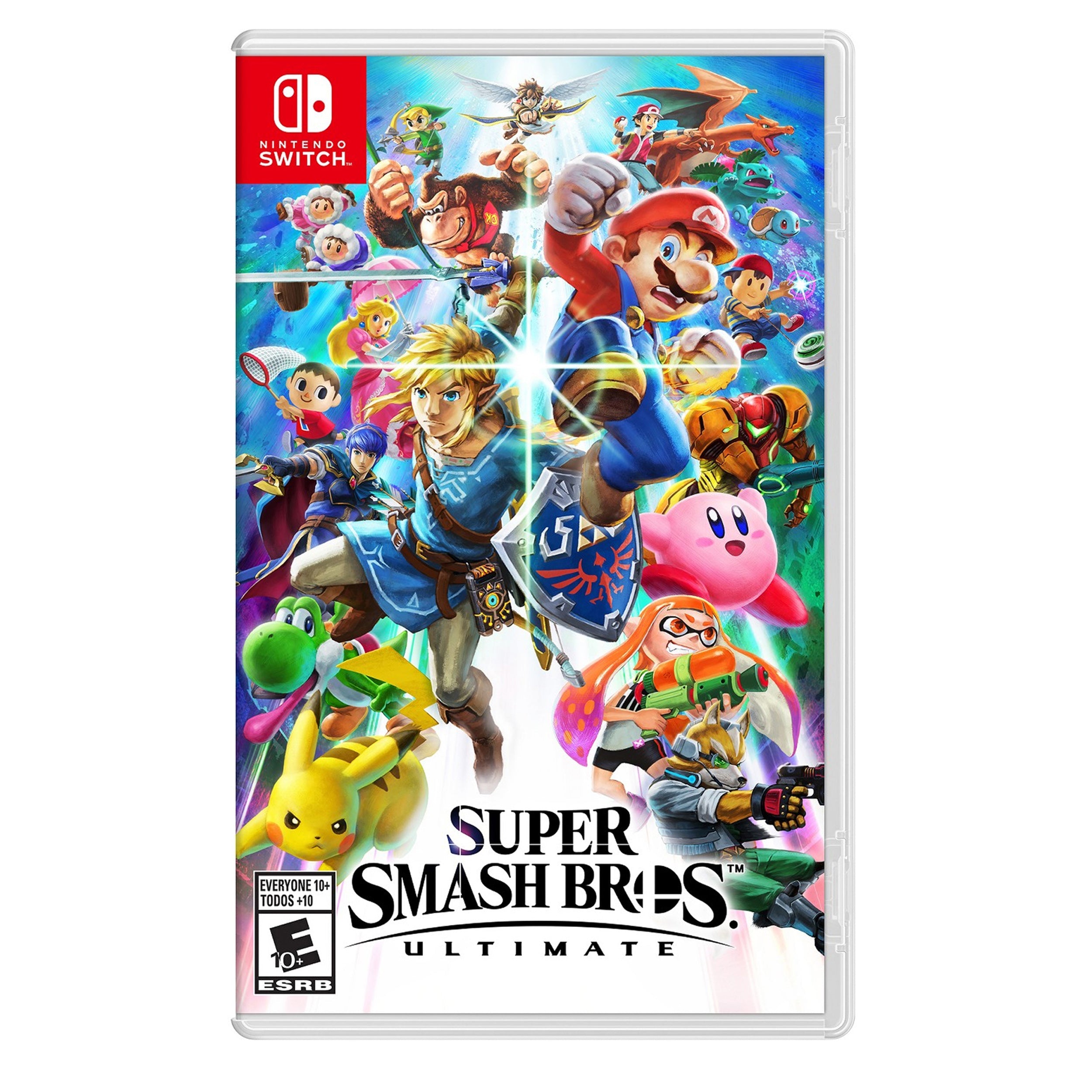Hard Shell 12 Game Caddy, Super Smash Bros Game for Switch
