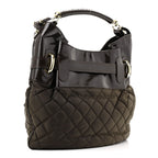 Nylon Quilted Bromley Hobo Brown