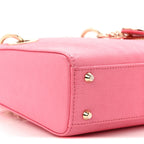 Lizard Mini Lady Dior Pink