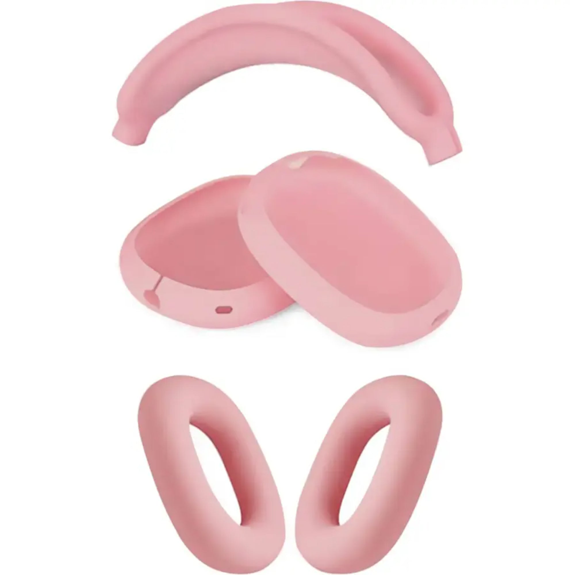 SAHARA - Silicone Combo Kit Case for Apple AirPods Max Headphones - Pink