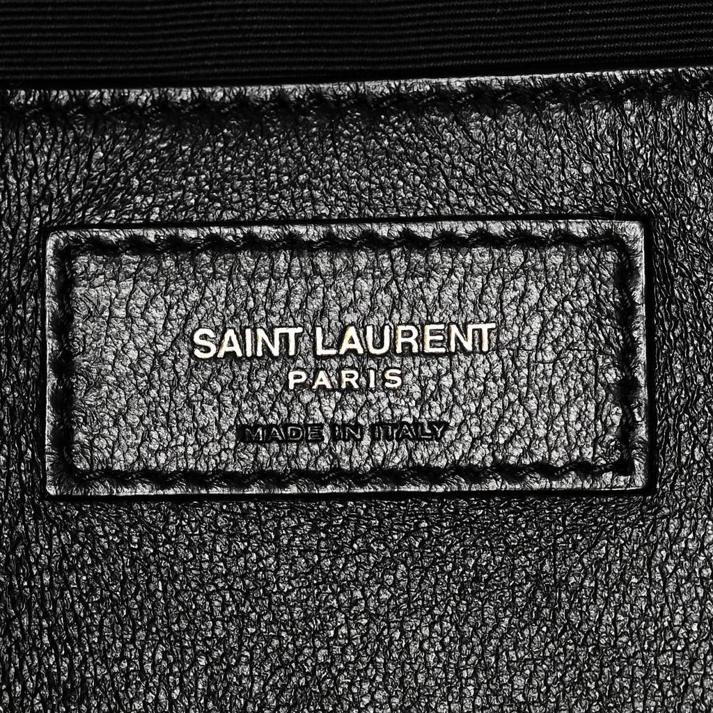 Lambskin Matelasse Monogram Large Jamie 4.3 Black
