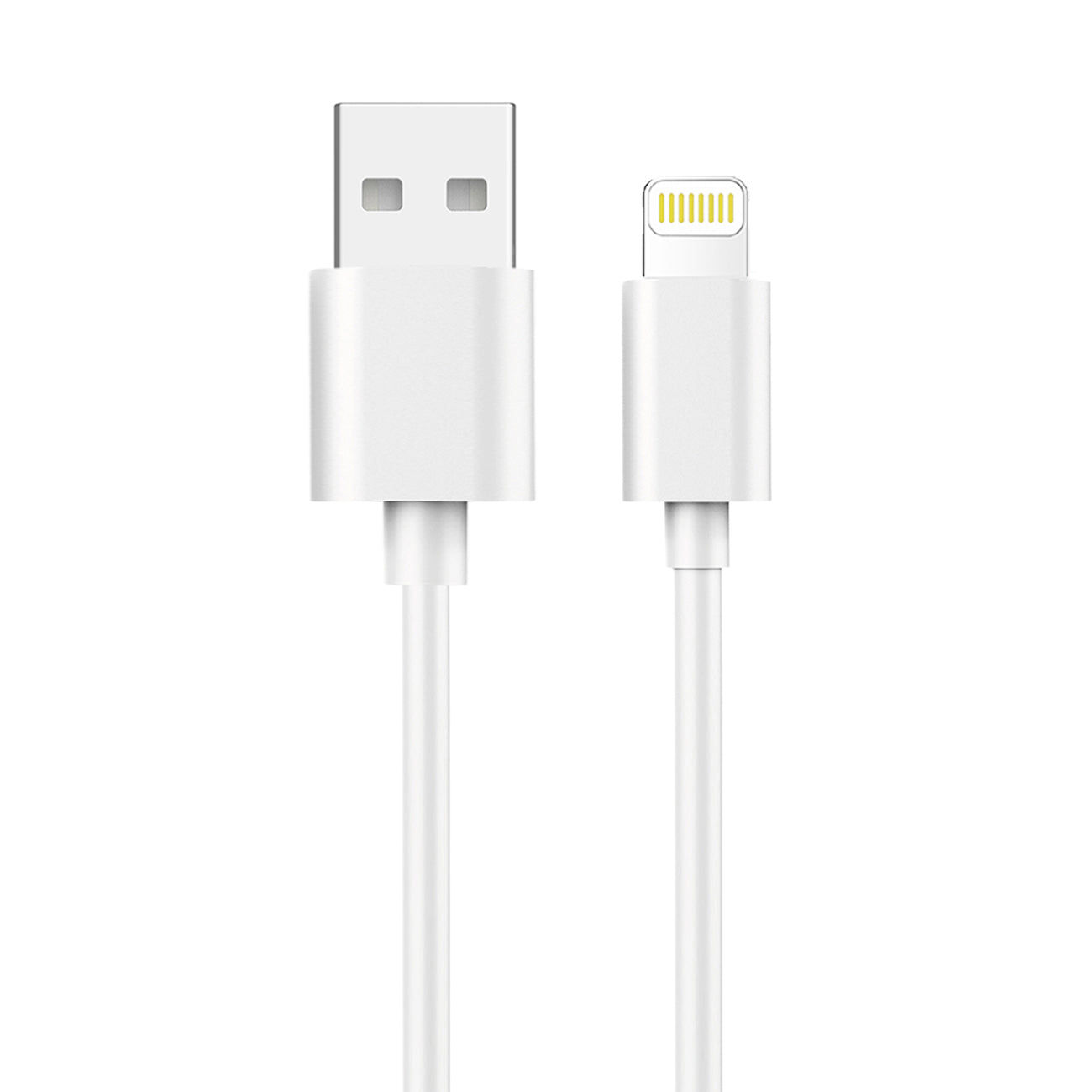 Reiko 8 Pin Portable Car Charger With Built In 3 Ft Cable In White