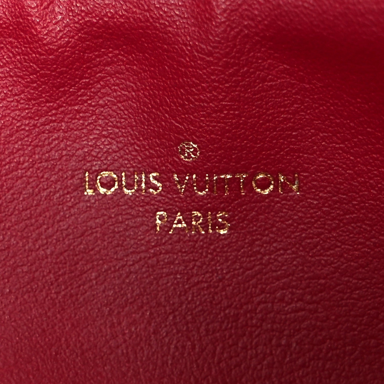 Monogram Pochette Felicie Chain Wallet Fuchsia