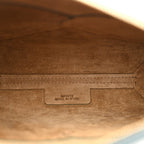 Shiny Calfskin Puzzle Fold Pouch Vetiver