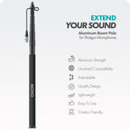 Movo CMP-17C Boom Pole for XLR Shotgun Mics