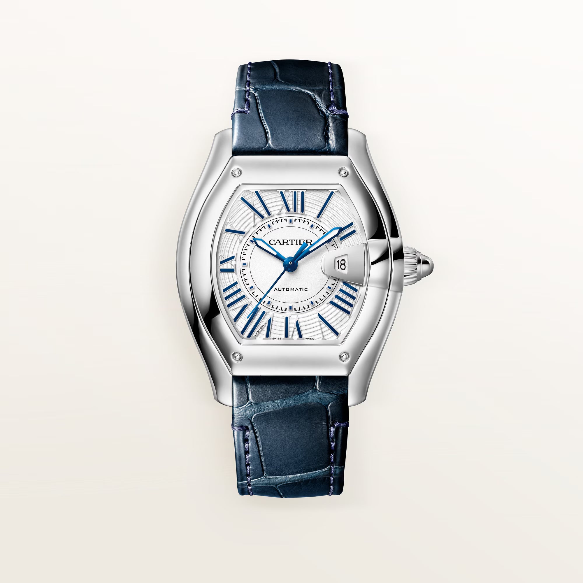 Roadster Medium Model | 35mm, Stainless Steel, Silver Dial