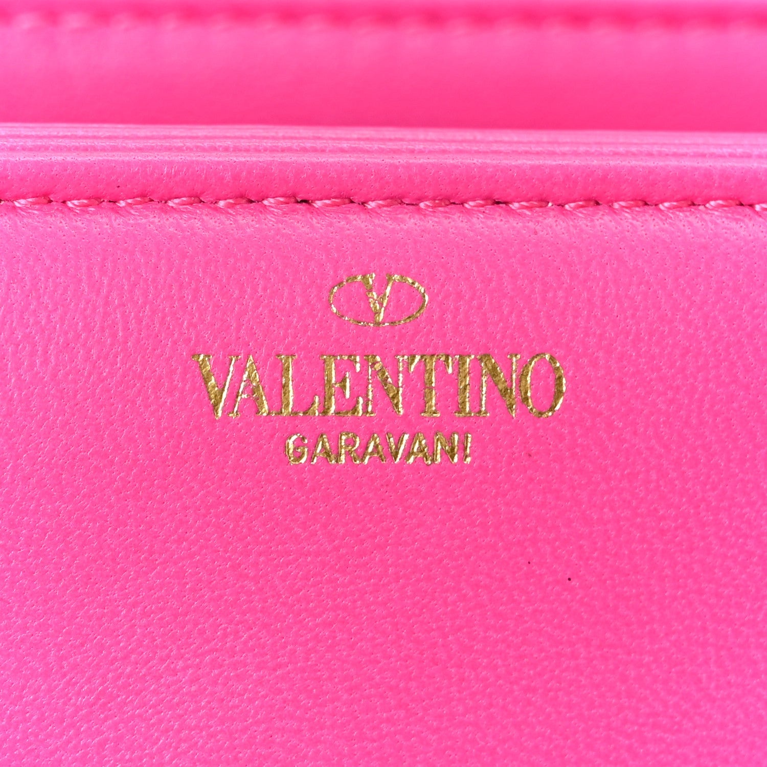 Nappa Monochrome One Stud Chain Clutch Pink PP