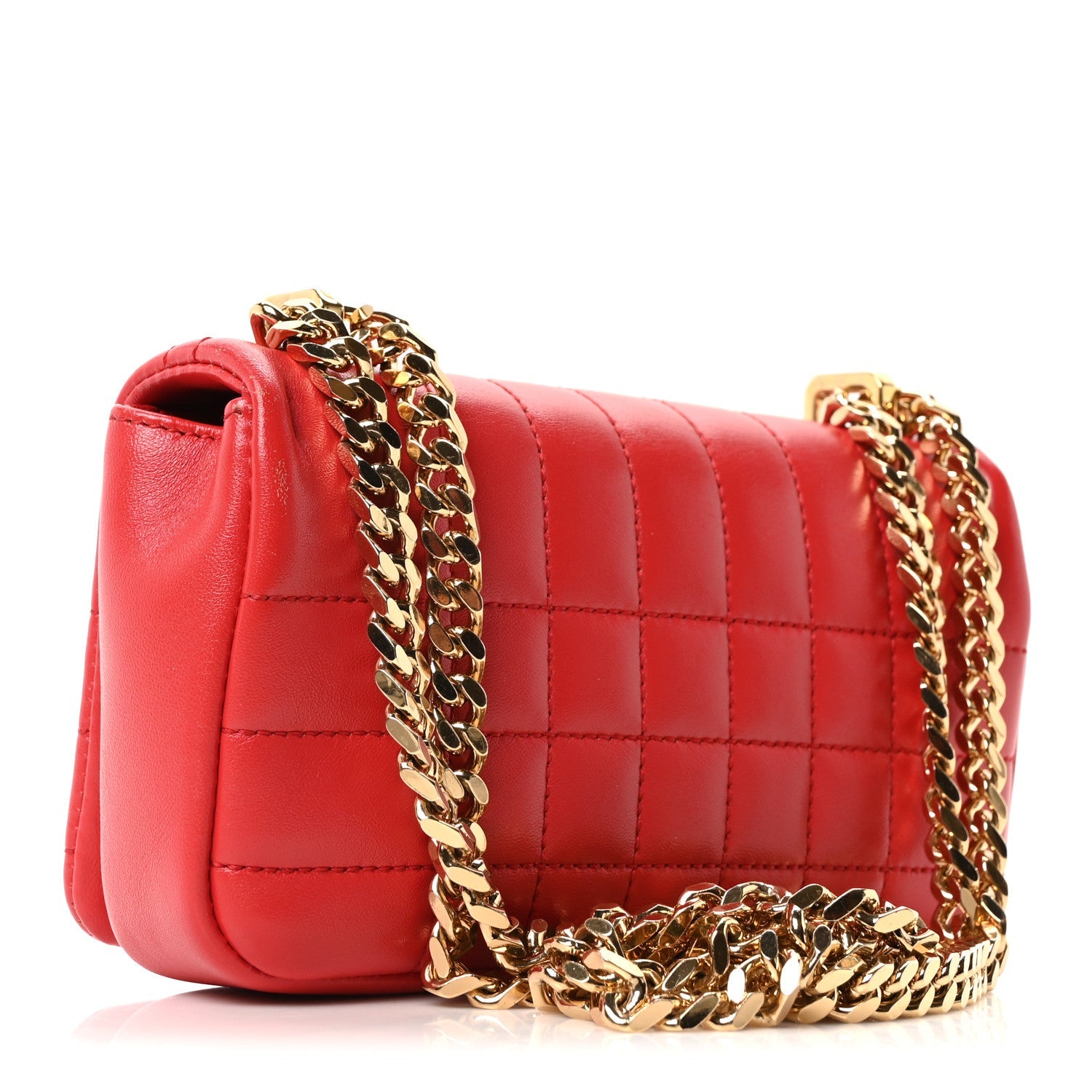 Lambskin Quilted Mini Lola Bag Bright Red