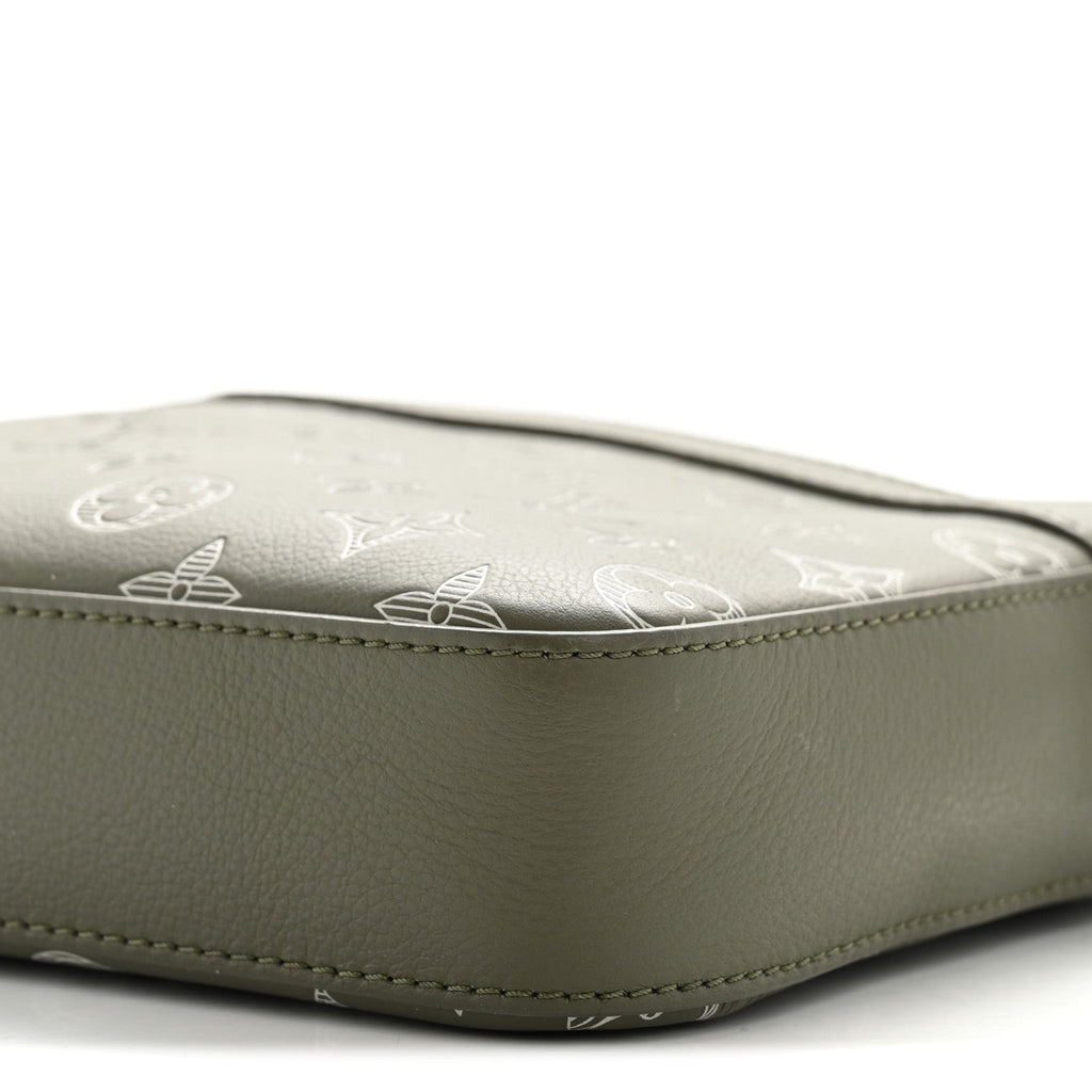 Monogram Shadow G65 Trio Messenger Olive Green