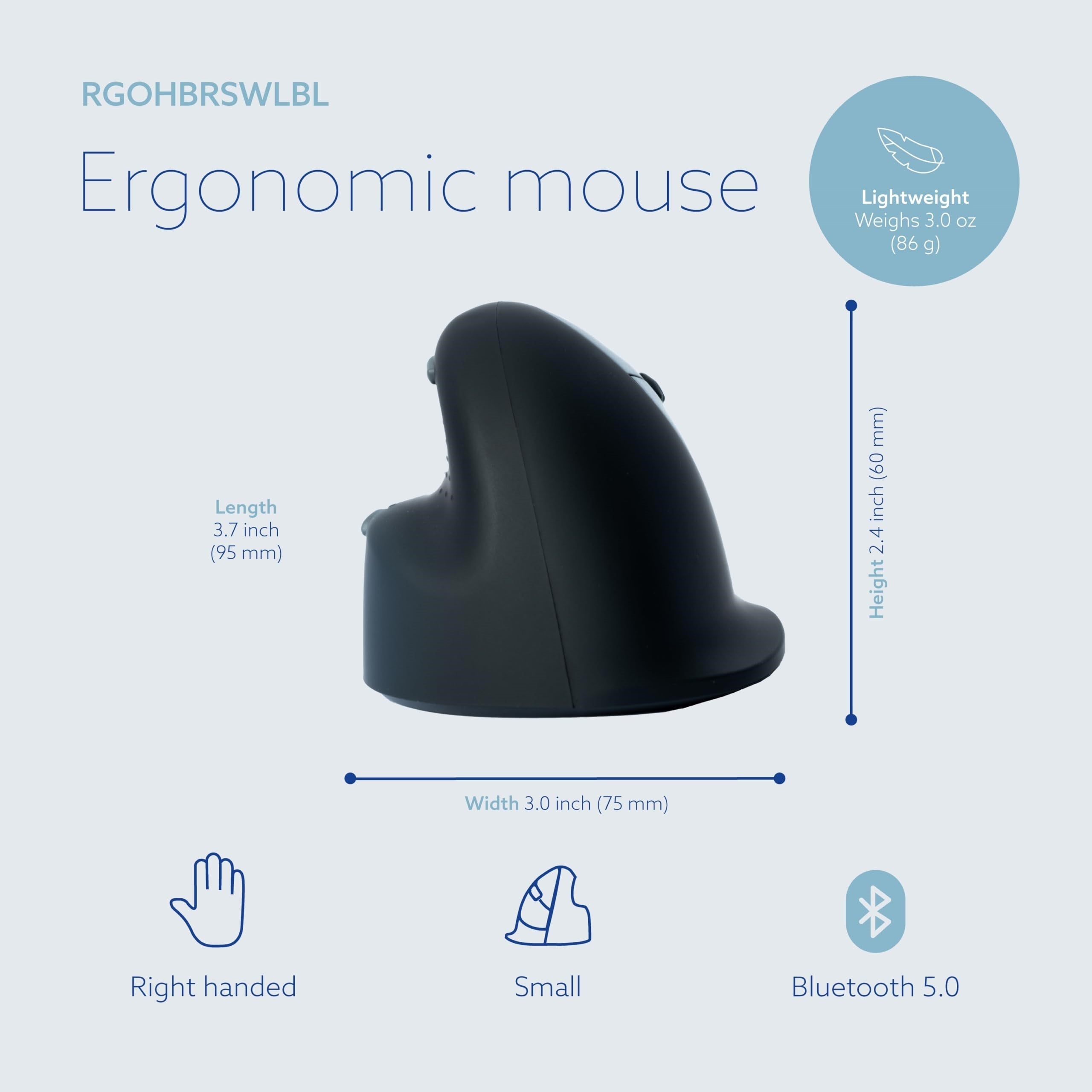 HE Break ergonomic mouse