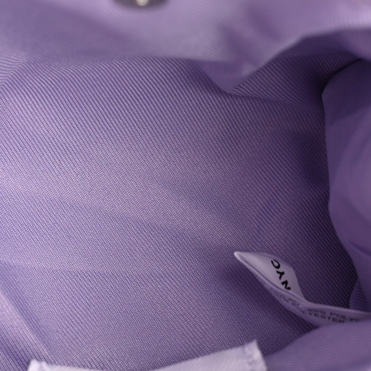 Vegan Leather Small Shopping Bag Lavender