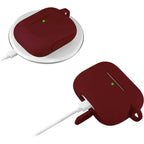 SAHARA - Silicone Case for Apple AirPods 3 (3rd Generation 2021) - Burgundy