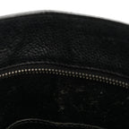 Caviar Quilted Medallion Tote Black
