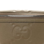 Piuma Calfskin Jumbo GG Embossed Small Belt Bag Good Taupe