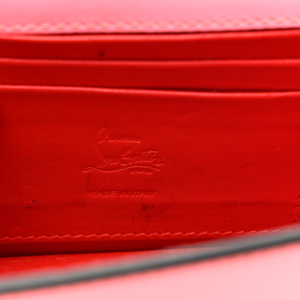 Patent Calfskin Small Elisa Baguette Bubble Gum