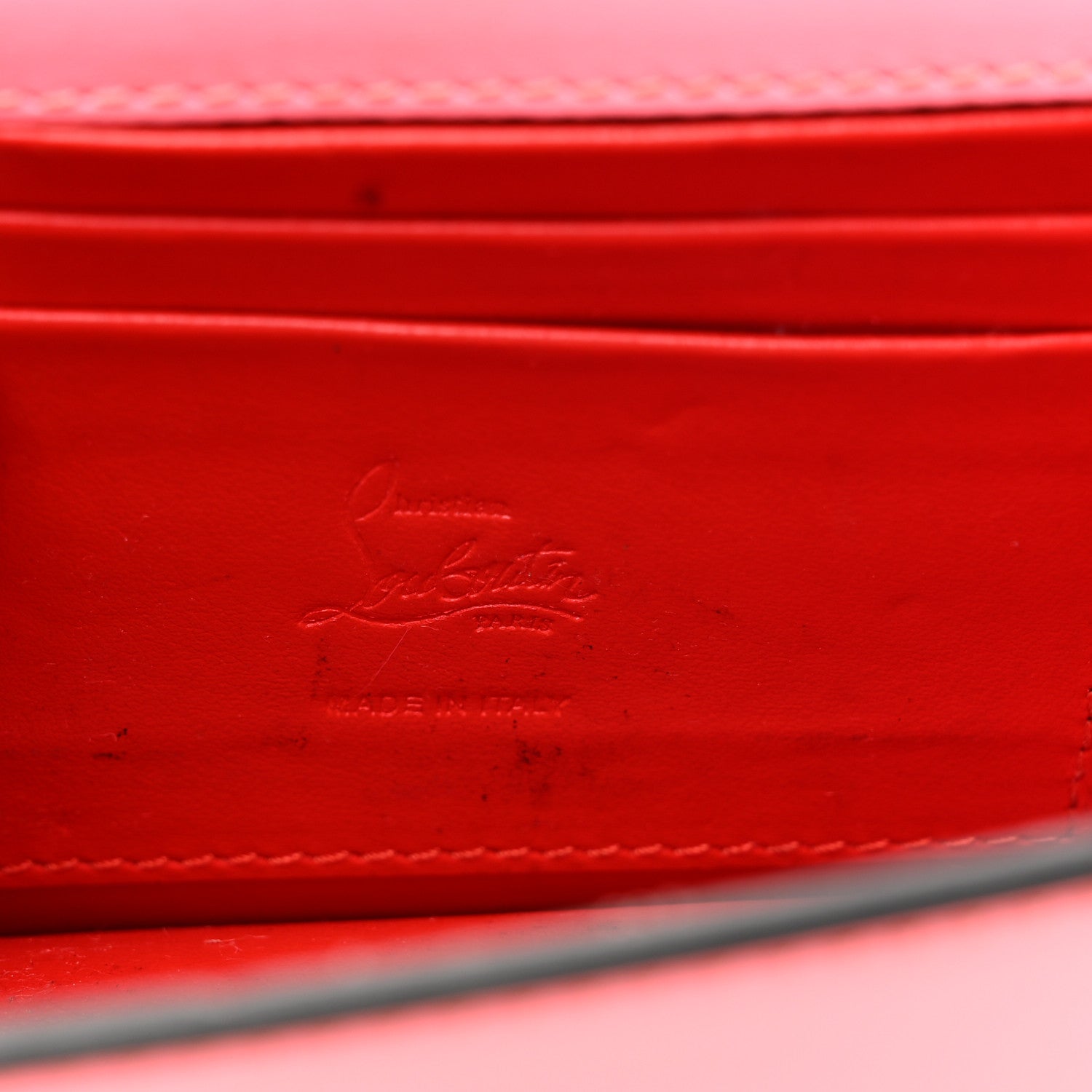 Patent Calfskin Small Elisa Baguette Bubble Gum