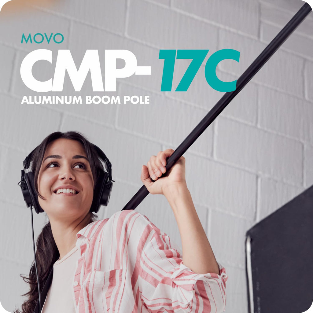 Movo CMP-17C Boom Pole for XLR Shotgun Mics