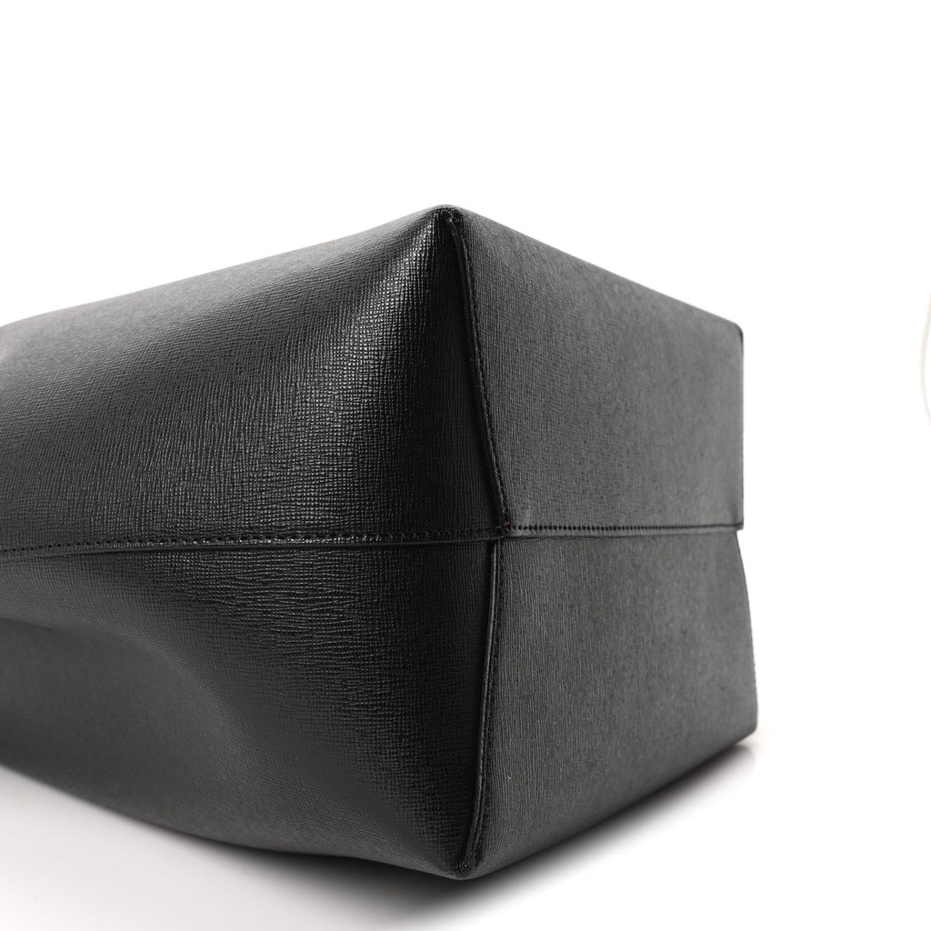 Saffiano Bucket Bag Black Flamma