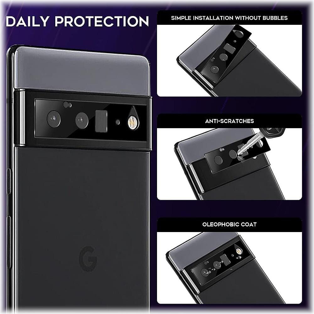 SAHARA - ZeroDamage Camera Lens Protector (2-Pack) - Google Pixel 6 Pro